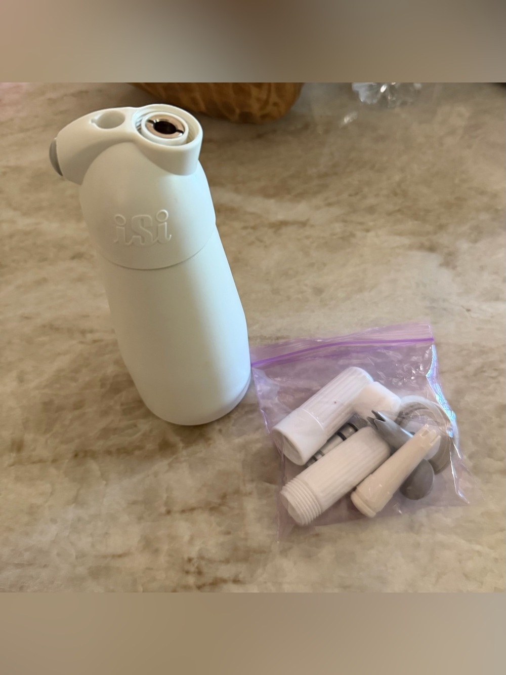 ISI whipped cream dispenser white